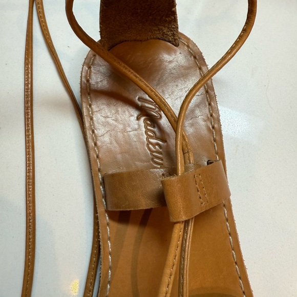 Madewell Boardwalk Leather Lace-Up Sandals - Picture 9 of 13